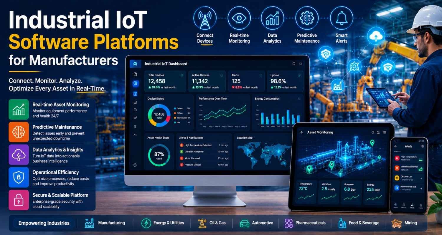 Industrial IoT Software Platforms for Manufacturers: Complete Guide for 2026